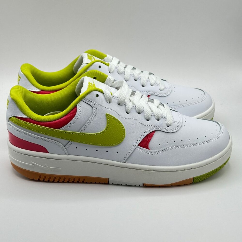 Women's  Nike Gamma Force White Bright Cactus HJ7338 100 - Sz 10(Men 8.5) NEW - Picture 4 of 11